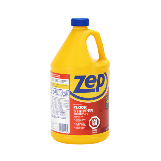 Zep Heavy-Duty Floor Stripper 3.78 L – Professional Floor Finish Remover for Wax, Polish & Acrylic Coatings