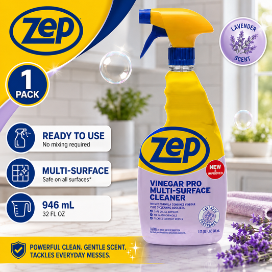 ZEP Vinegar-Based Multi-Surface Cleaner, 946 mL