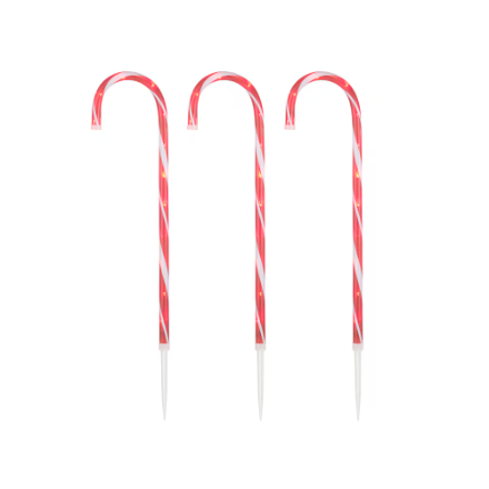 28in LED Twinkling Candy Canes - 6 Pack