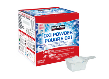 Kirkland Signature Oxi Powder Laundry Booster, 5 kg, Up to 328 Loads