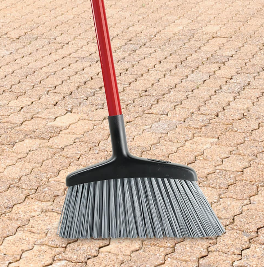 Libman Heavy-Duty Angle Broom, 15-Inch Wide, Stiff Bristles