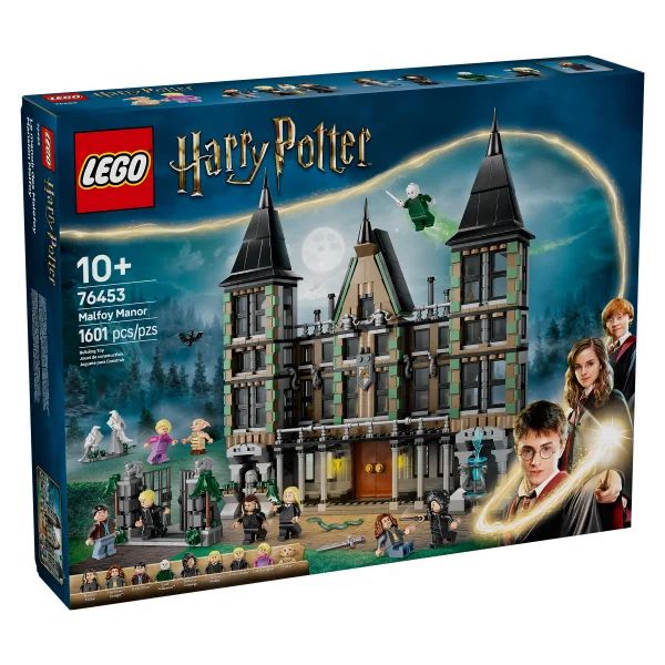 LEGO Harry Potter Malfoy Manor Toy Building Set With 9 Minifigures