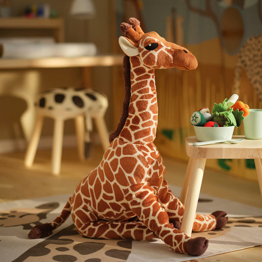 IKEA SANDLÖPARE Soft toy, giraffe calf/brown, 45 cm (17 ¾ ")