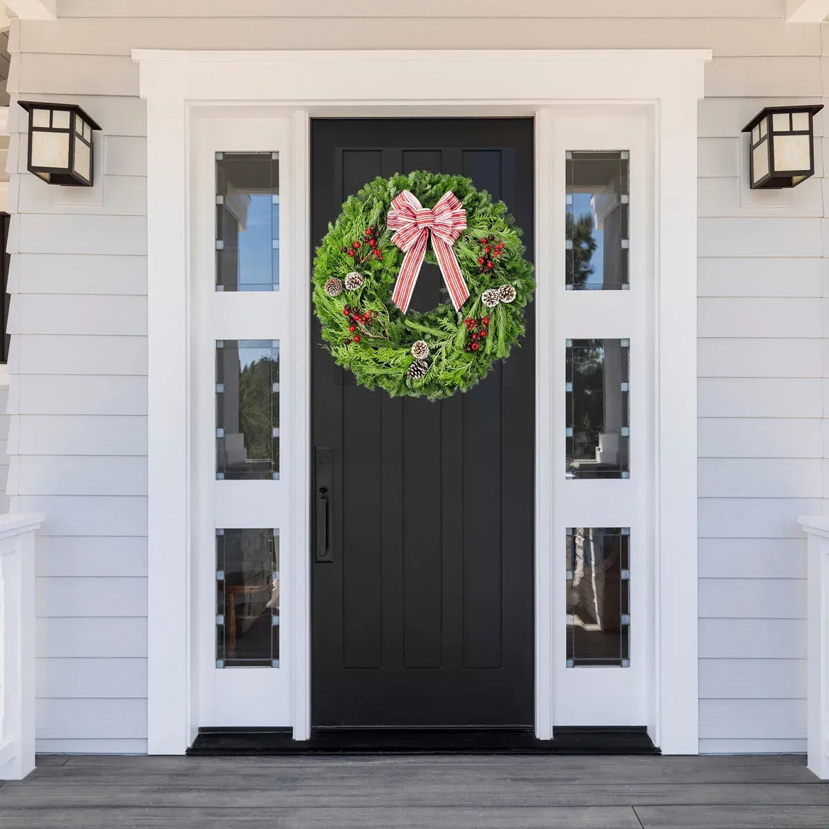 Winter Garden Wreath – Premium Whimsical Theme – 71 cm (28 in.)