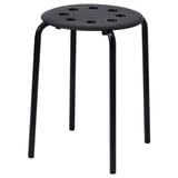 IKEA MARIUS Stool, black, 45 cm (17 3/4 ")