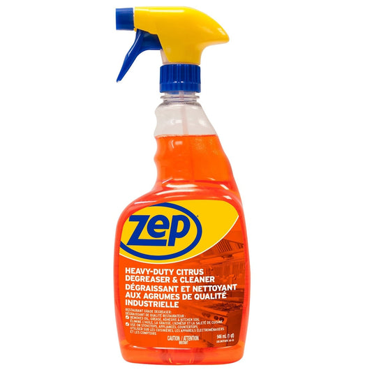 Zep Concentrated Heavy-Duty Citrus Degreaser & Cleaner 32oz