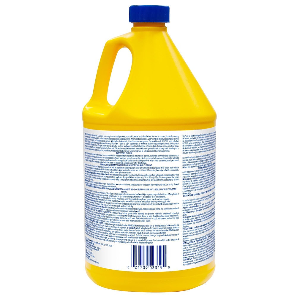 Zep Antibacterial Disinfectant & Cleaner with Lemon 1Gal