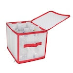 Northlight 12.5" Transparent Zip Up Christmas Light Storage Box