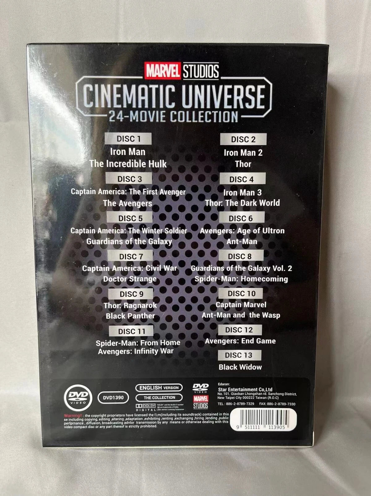 Marvel Studios Cinematic Universe 24-Movie Collection