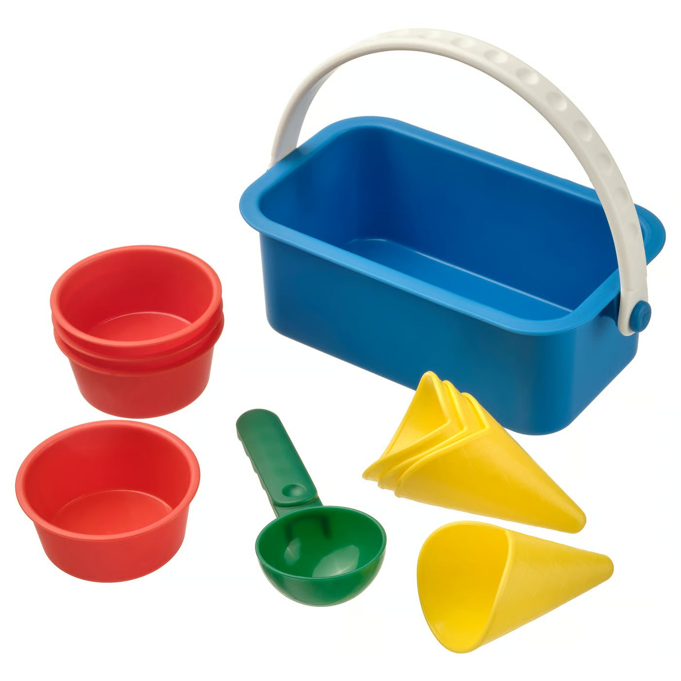 (10-Piece) IKEA Kids Sand Ice Cream Play Set – Multicolor