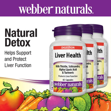 webber naturals Liver Health Capsules, 65-count, 3-pack-2