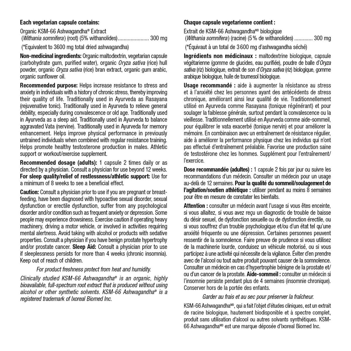 webber naturals Ashwagandha 3,600 mg, 2 x 120 Vegetarian Capsules