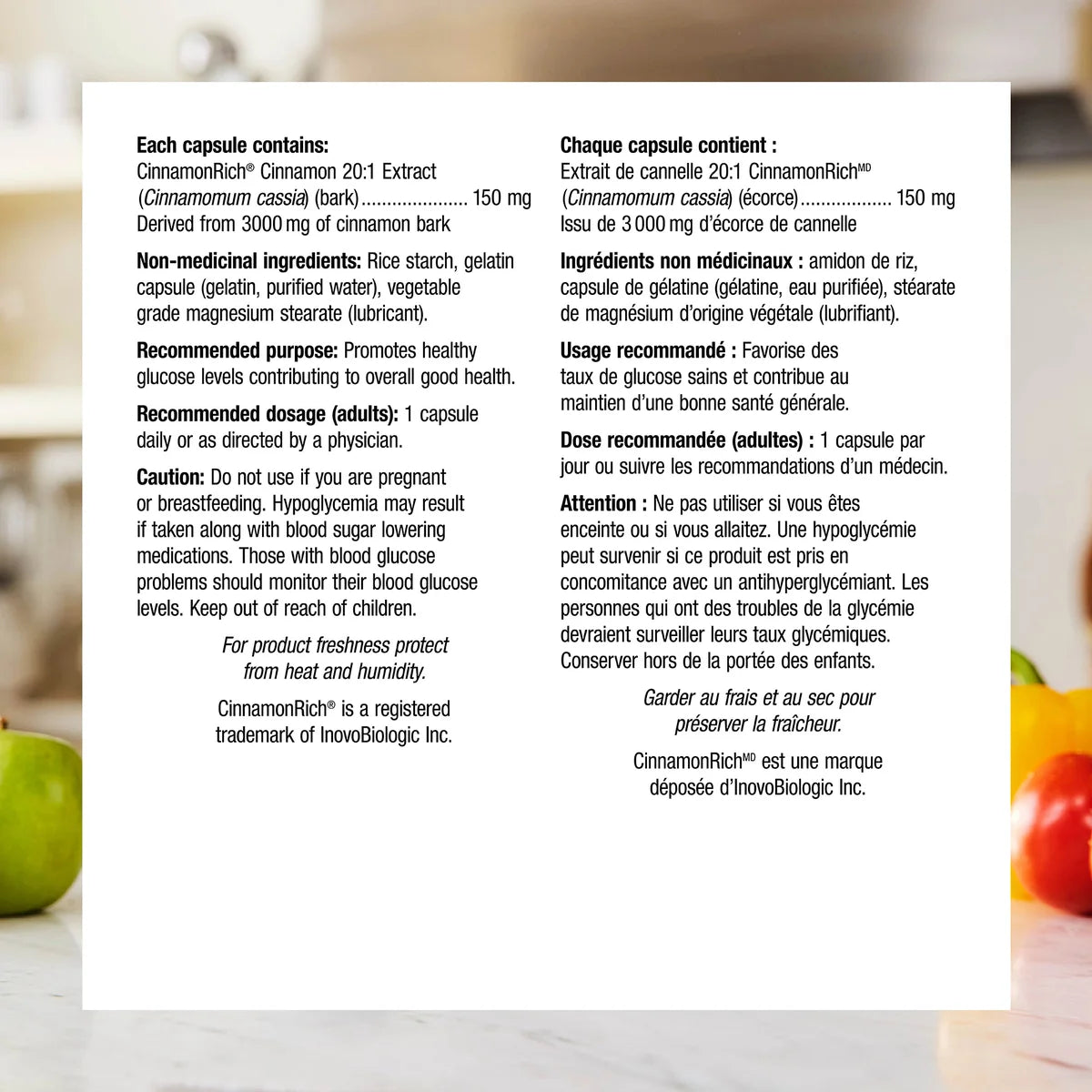 webber naturals Cinnamon 20:1 Extract 150 mg, 2 x 60 Capsules