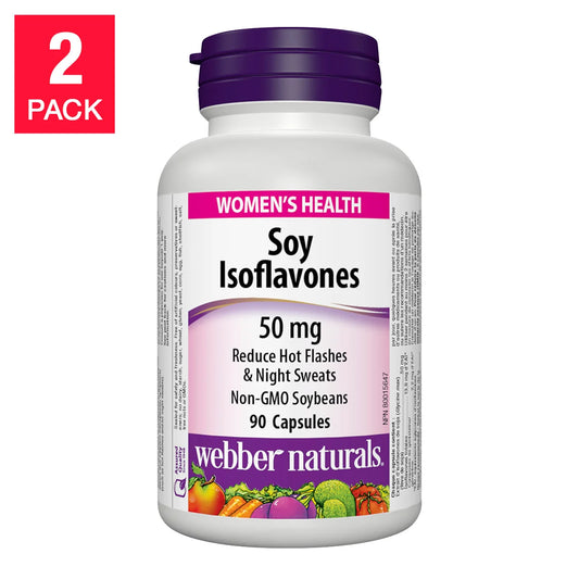 webber naturals Soy Isoflavone Complex -- 2 x 90 Capsules