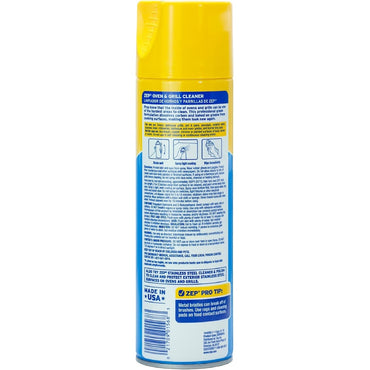 Zep Oven & Grill Cleaner Spray – Professional Strength Grease & Baked-On Food Cleaner