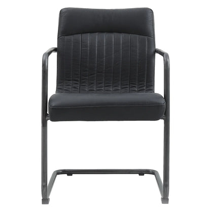 Nella Top Grain Leather Armchair, 2-pack