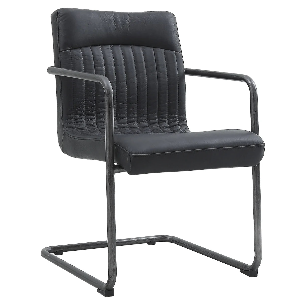 Nella Top Grain Leather Armchair, 2-pack