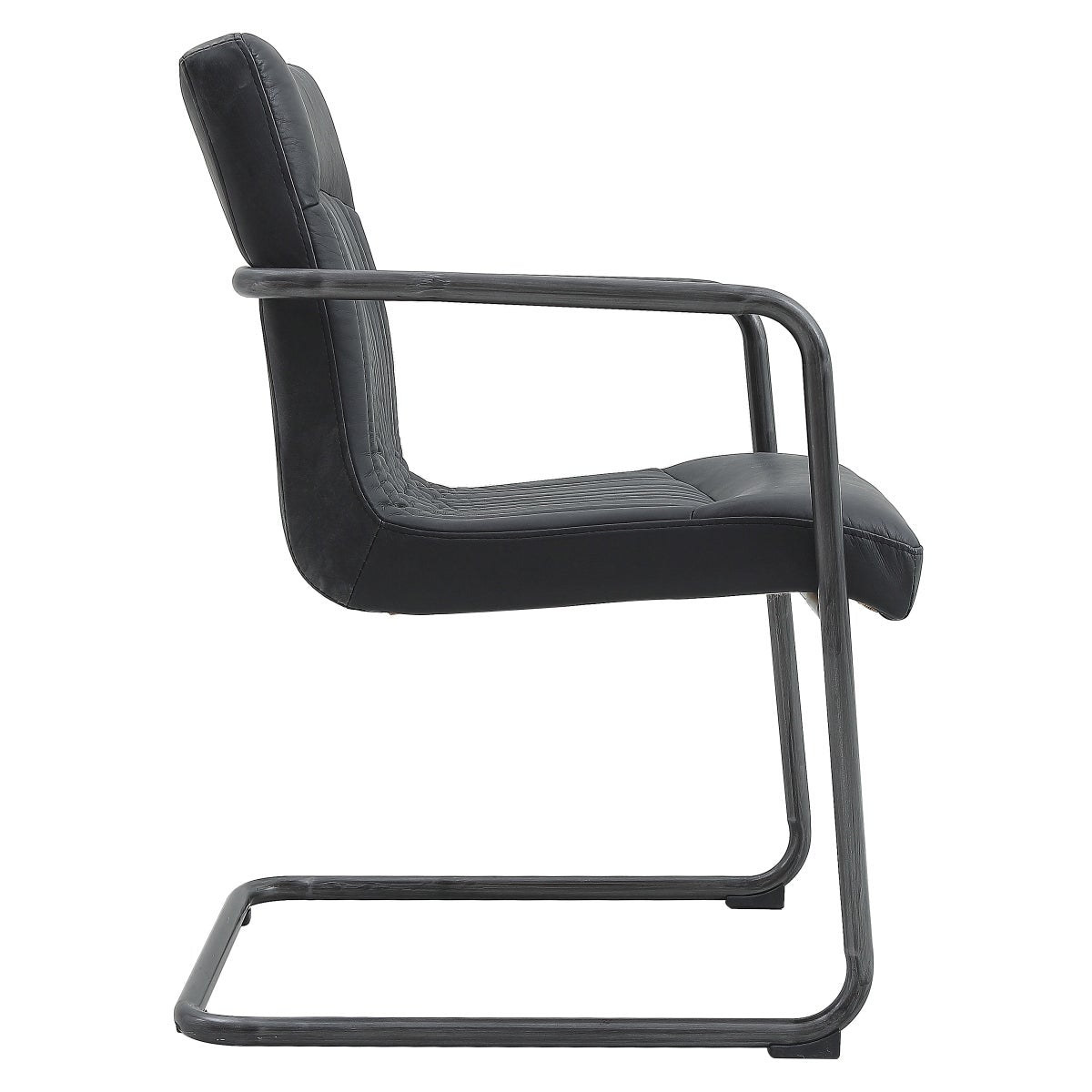 Nella Top Grain Leather Armchair, 2-pack