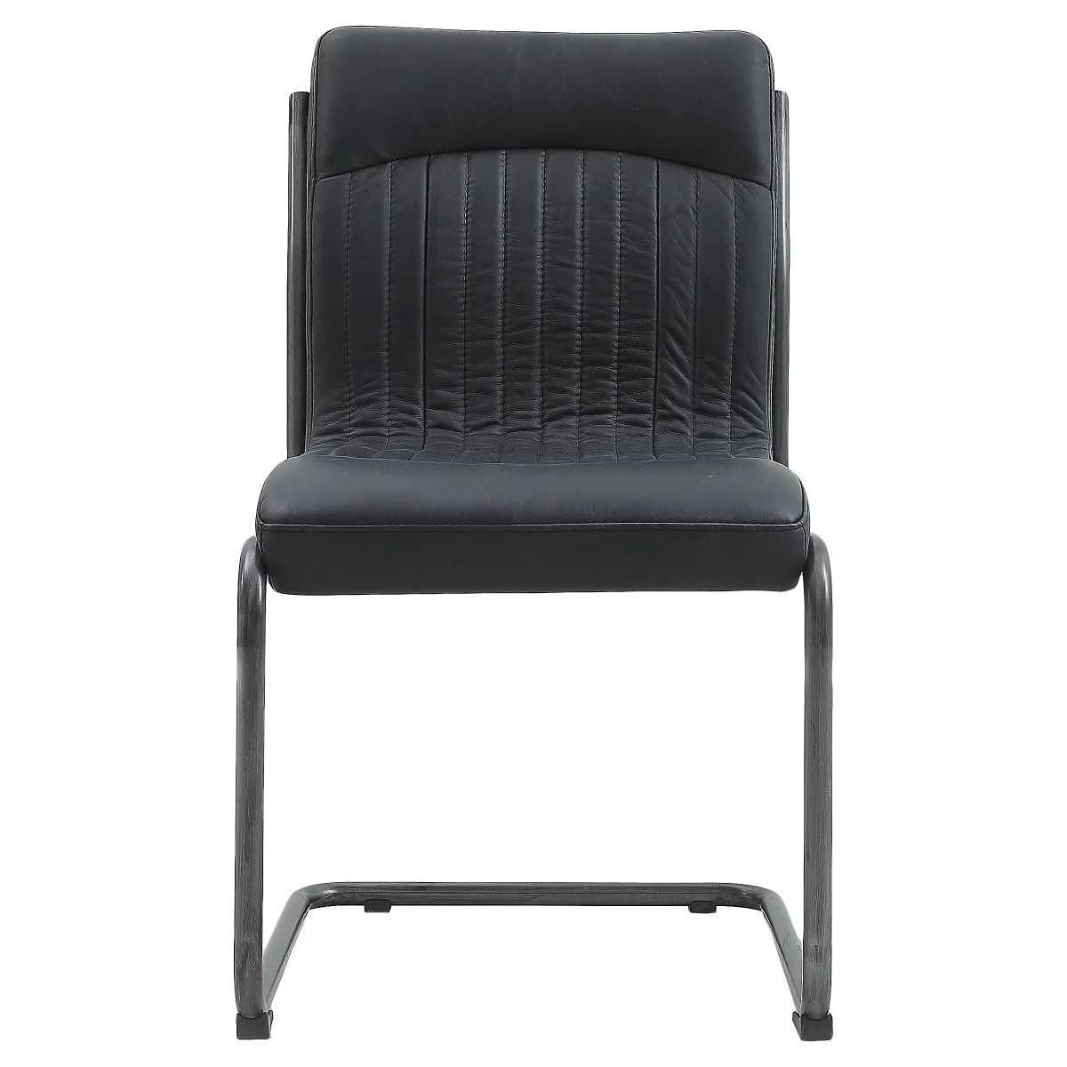 Nella Top Grain Leather Chair, 2-pack