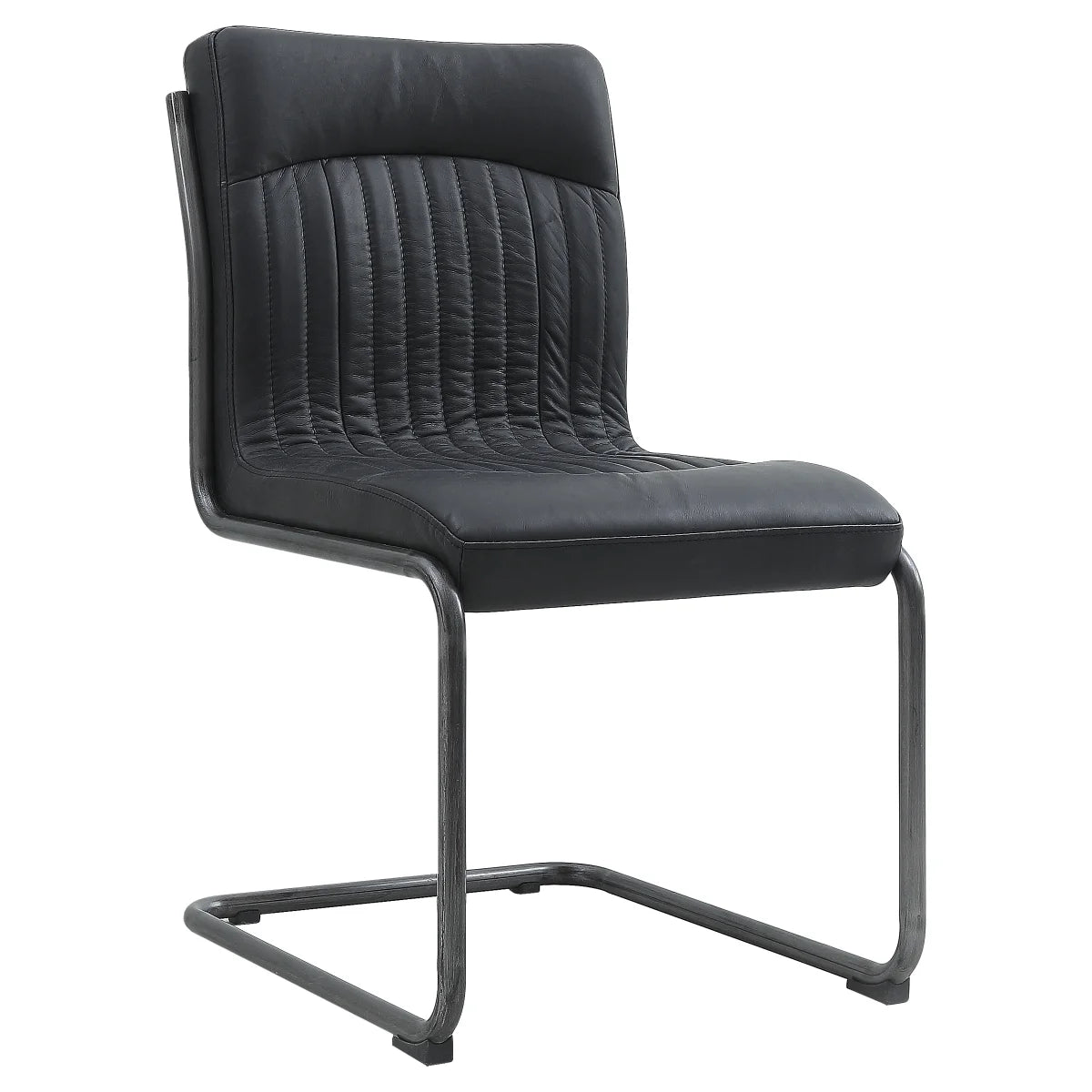 Nella Top Grain Leather Chair, 2-pack