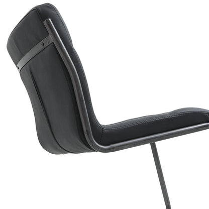 Nella Top Grain Leather Chair, 2-pack