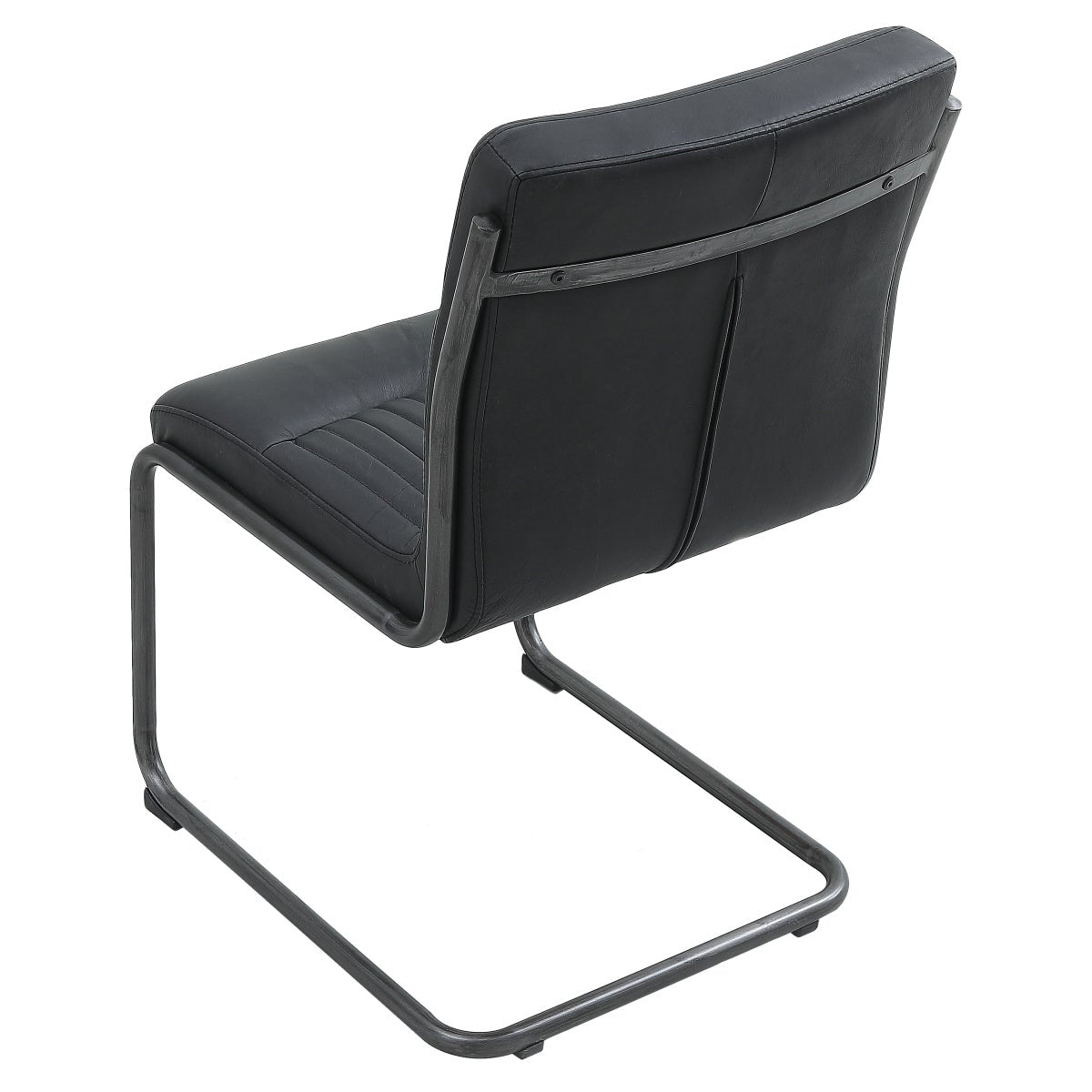 Nella Top Grain Leather Chair, 2-pack