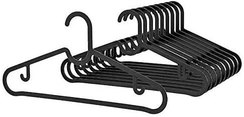 (10 PACK) IKEA SPRUTTIG Hanger, black (Polypropylene)