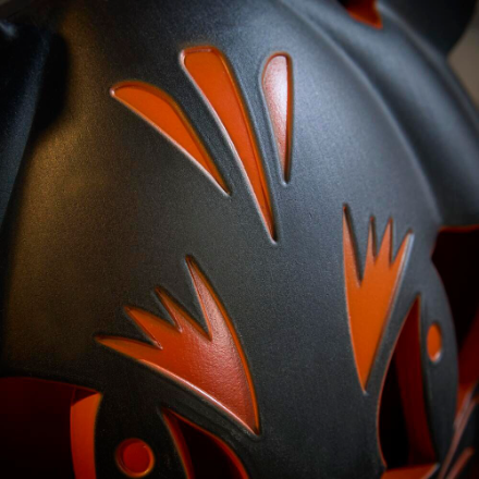 10 in PLUG IN LED Black Cat Jack O Lantern