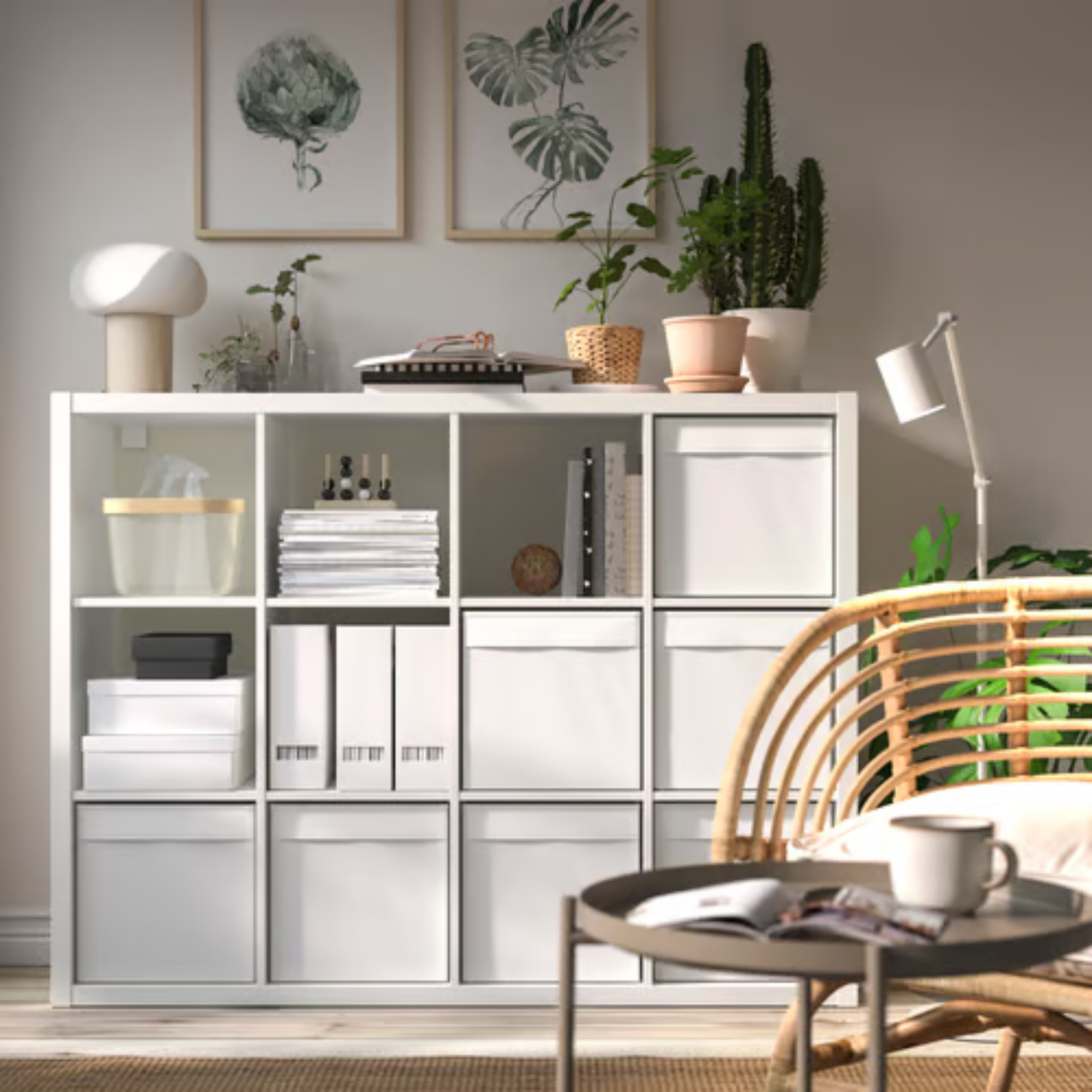 (2 PACK) IKEA DRÖNA Box, 33x38x33 cm (13x15x13 "), WHITE