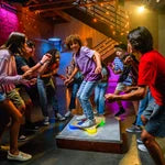 Beat Board Wooden Stand-On Balance Game with 4 Modes, Lights and Sounds