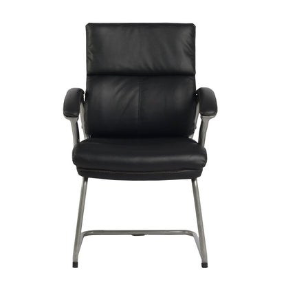 TygerClaw Mid Back Guest Office Chair, Black