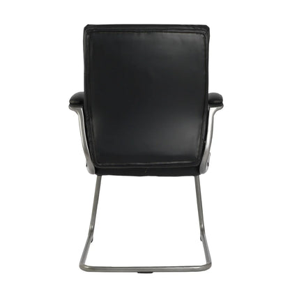 TygerClaw Mid Back Guest Office Chair, Black