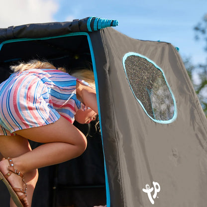 TP Black Explorer with Sandpit and Black Explorer Swing Arm