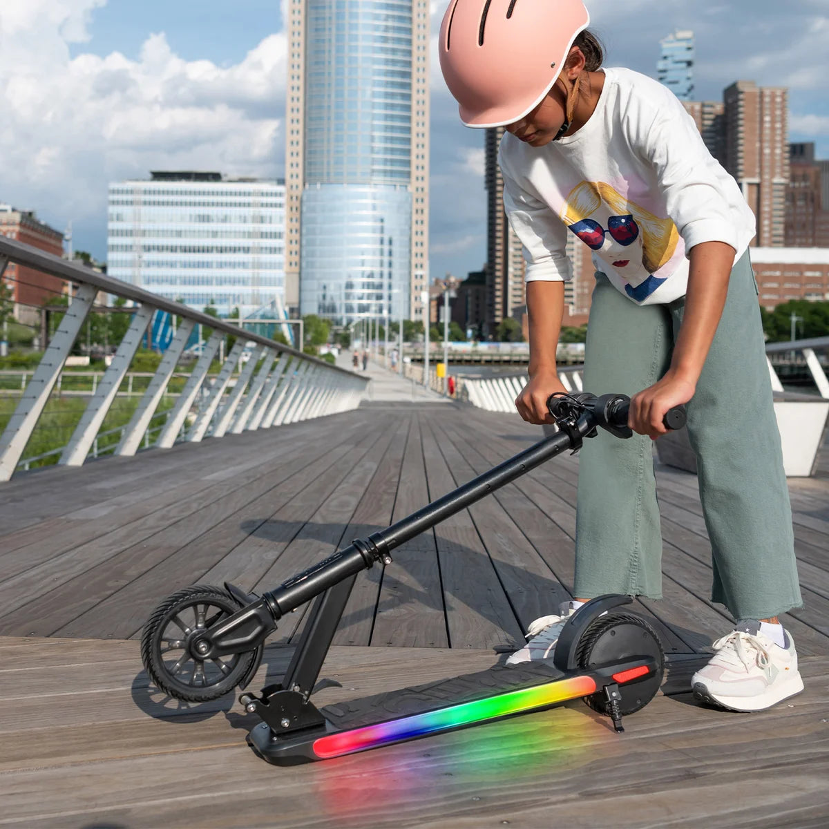 Jetson Omega Illuminated Kids Electric Scooter