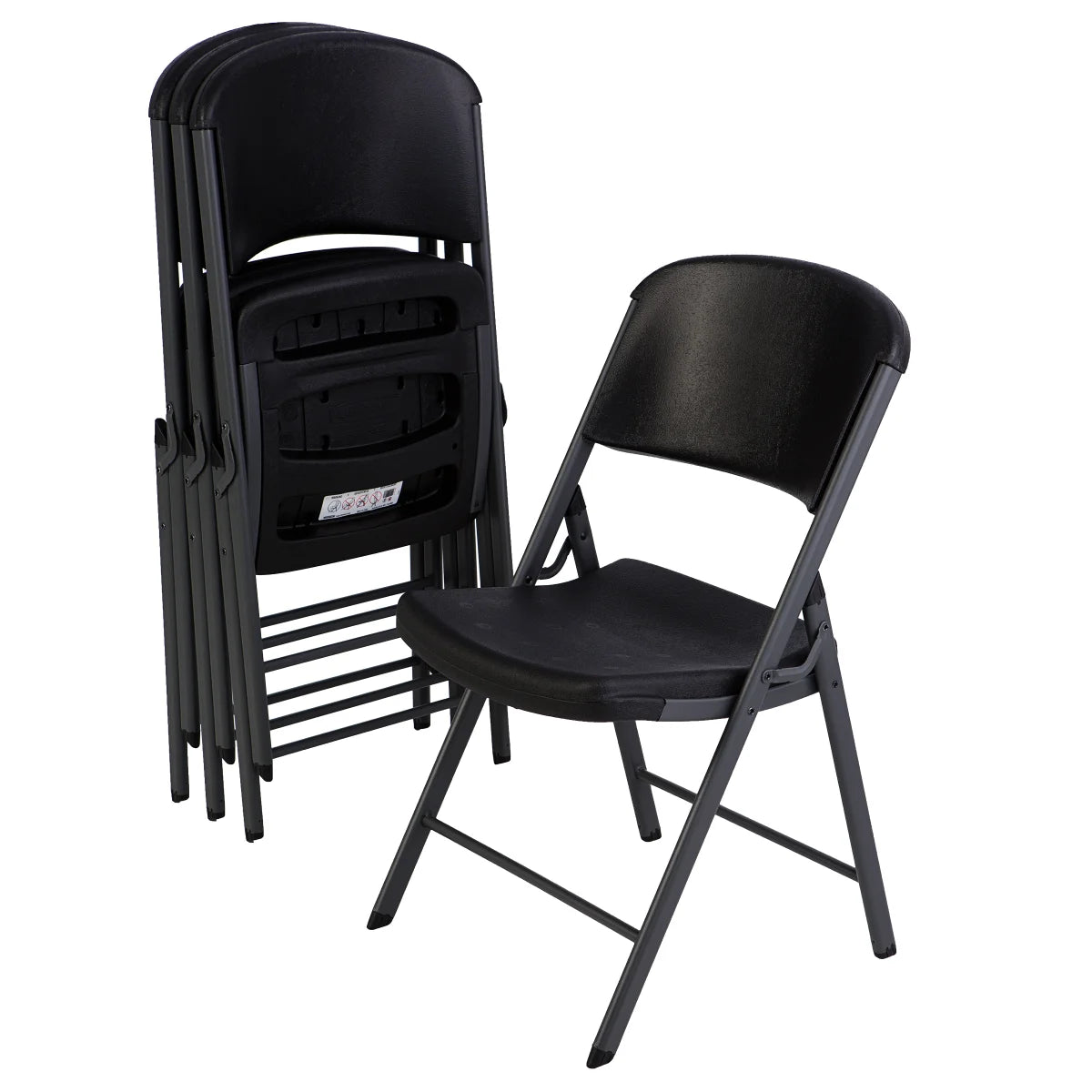 Lifetime Commercial Folding Chairs, 4-pack