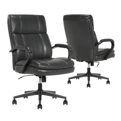 True Innovations Contoured Mid-Back Manager Office Chair