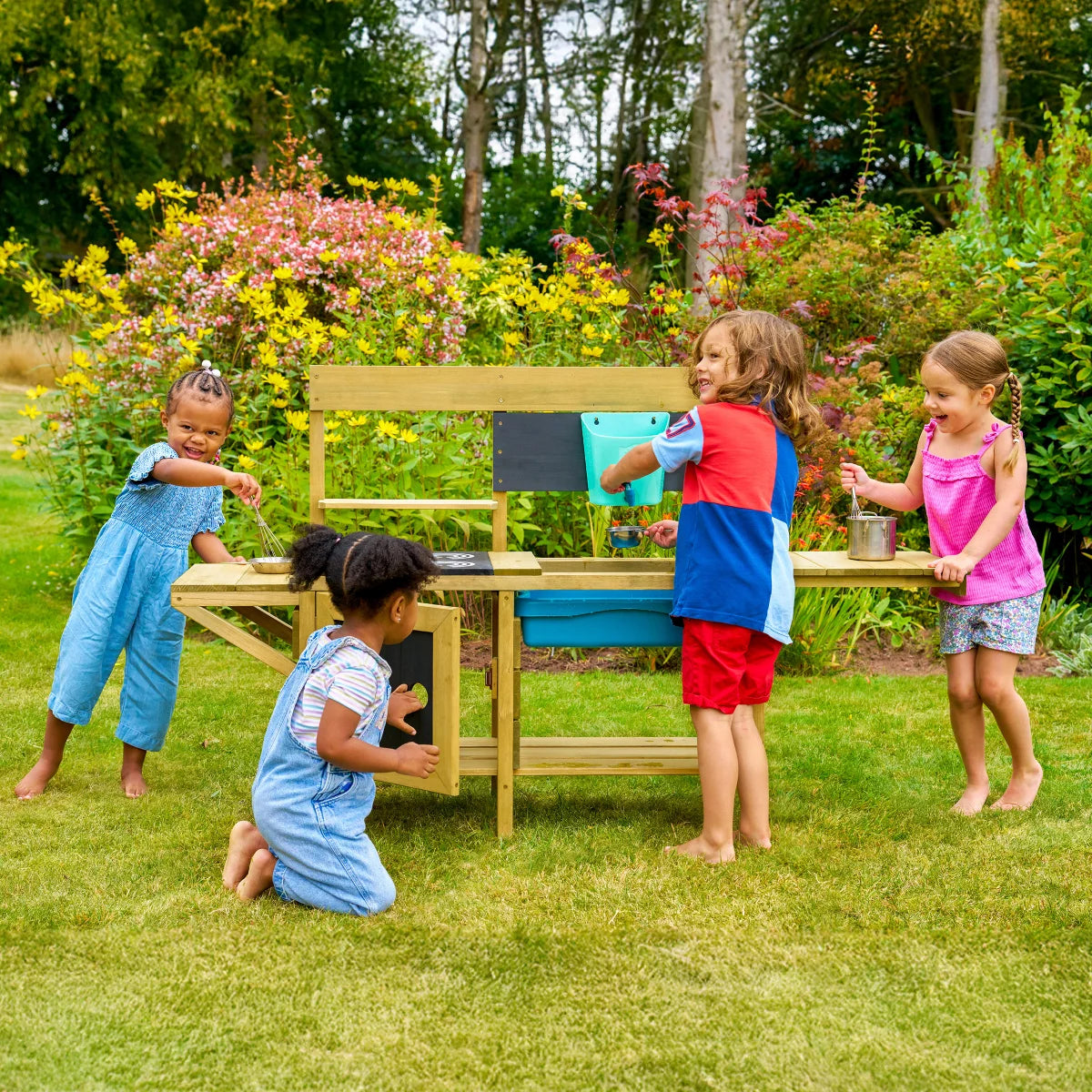 Ultimate Wooden Mud Kitchen