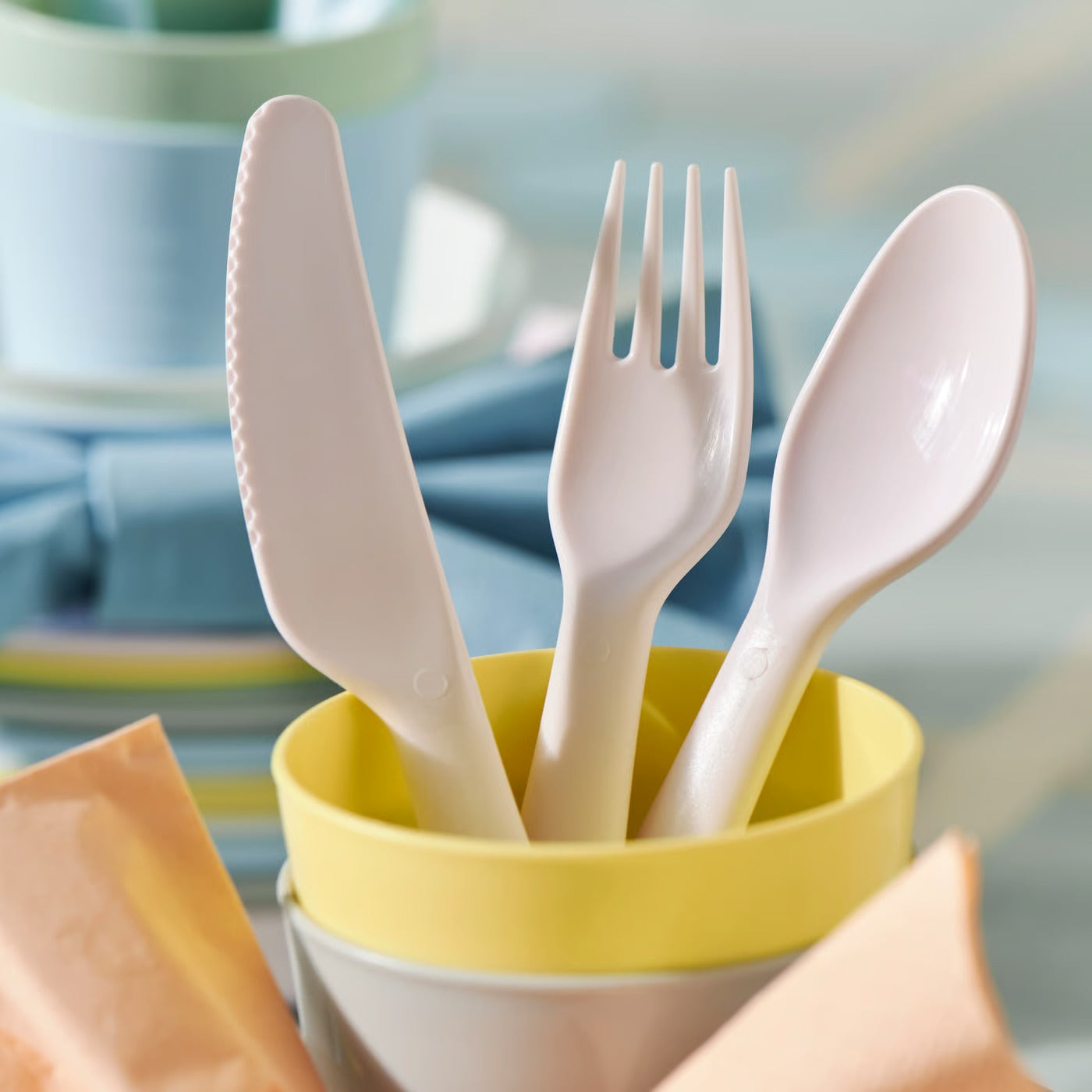 (18-Piece) IKEA KALAS Kids Cutlery Set – Mixed Colors