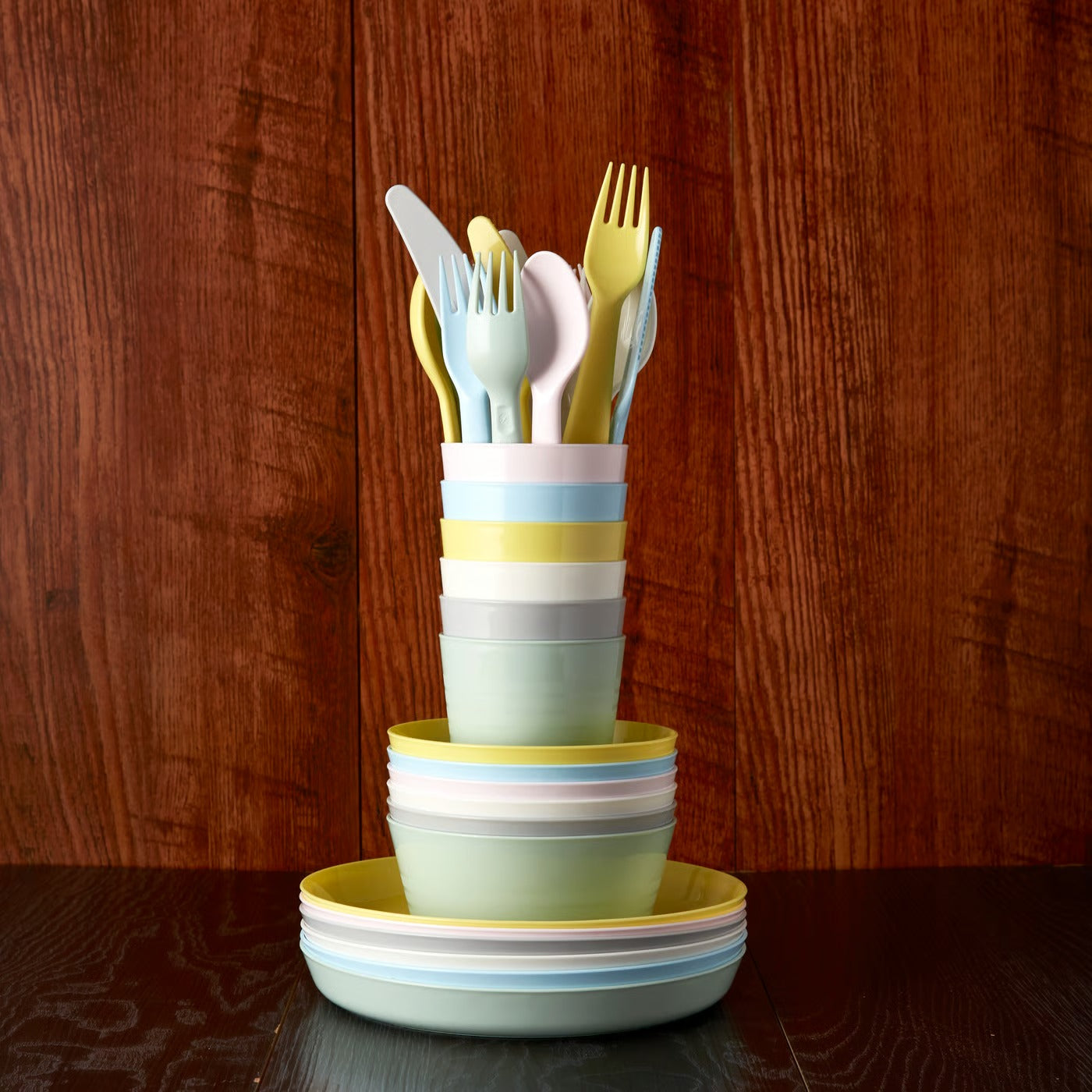 (18-Piece) IKEA KALAS Kids Cutlery Set – Mixed Colors