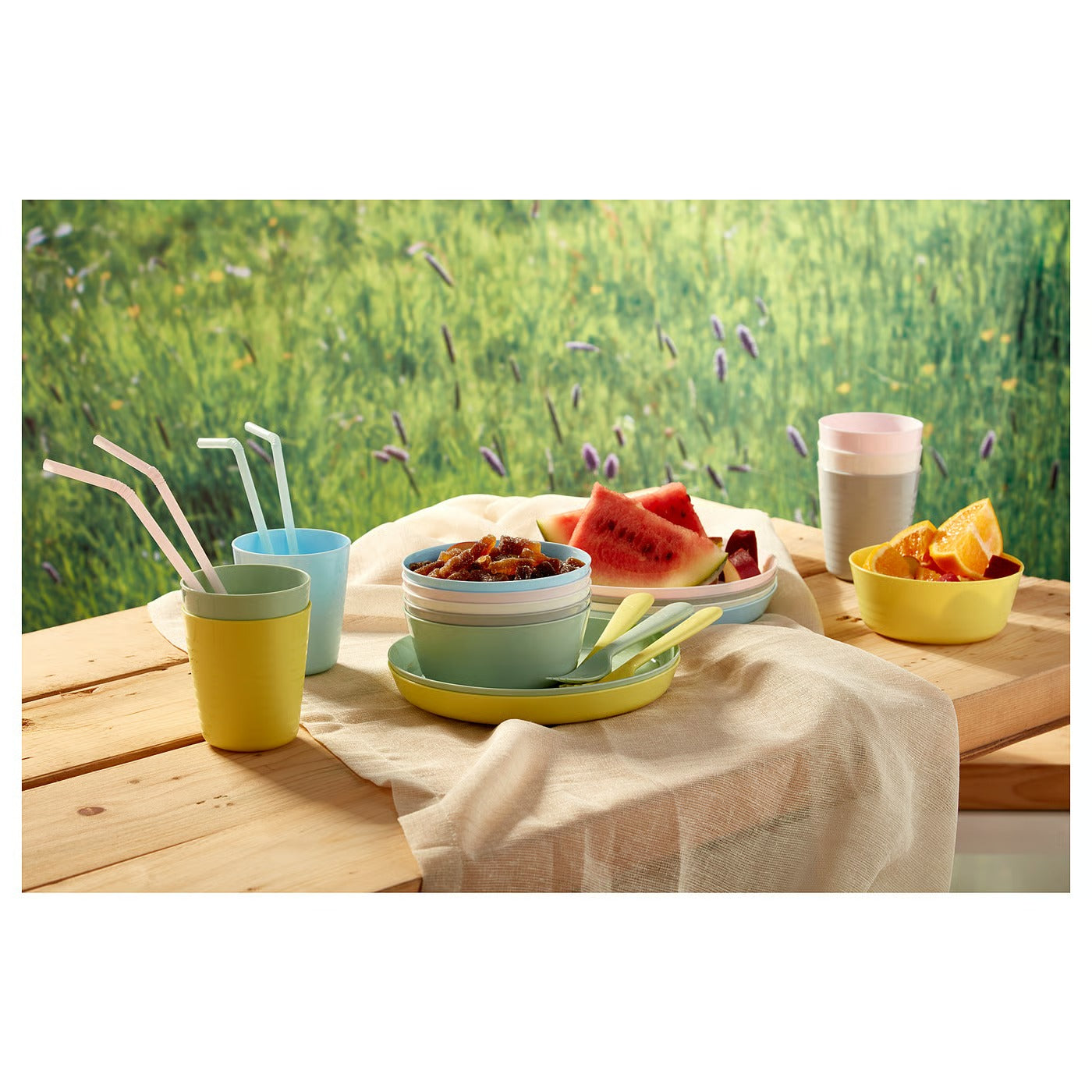 (18-Piece) IKEA KALAS Kids Cutlery Set – Mixed Colors