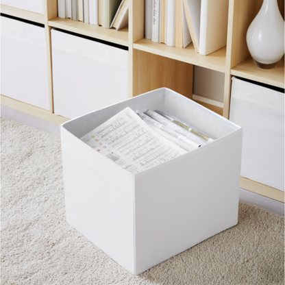(2 PACK) IKEA DRÖNA Box, 33x38x33 cm (13x15x13 "), WHITE