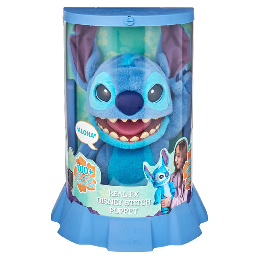 RealFX Disney Stitch Puppet -  Interactive Plush Puppet