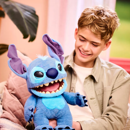 RealFX Disney Stitch Puppet -  Interactive Plush Puppet