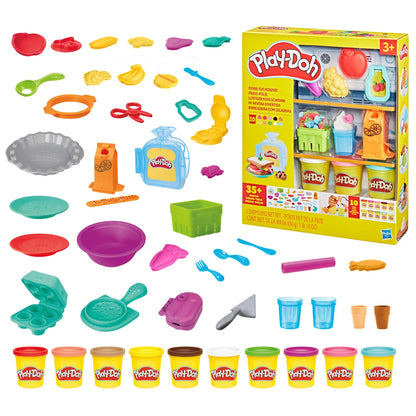 Play-Doh Fridge Fun Playset, 38 Play Kitchen Accessories