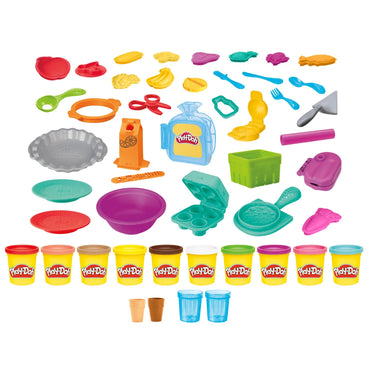 Play-Doh Fridge Fun Playset, 38 Play Kitchen Accessories