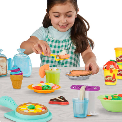 Play-Doh Fridge Fun Playset, 38 Play Kitchen Accessories