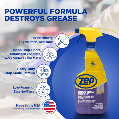Zep Industrial Purple Degreaser & Cleaner, 946-mL