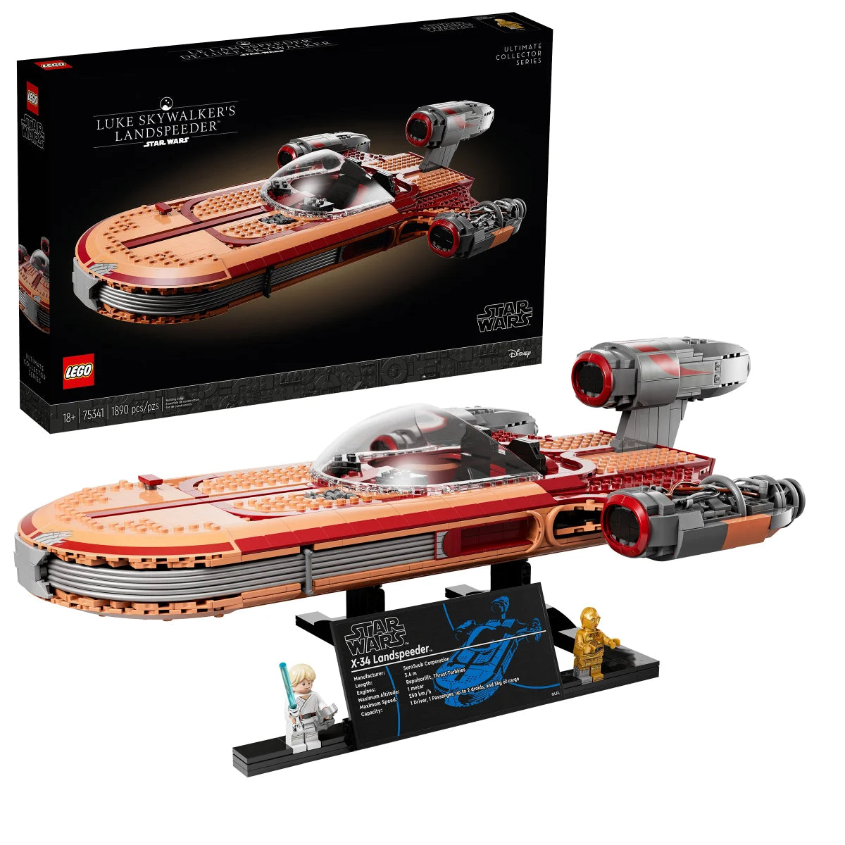 LEGO Star Wars Luke Skywalker’s Landspeeder