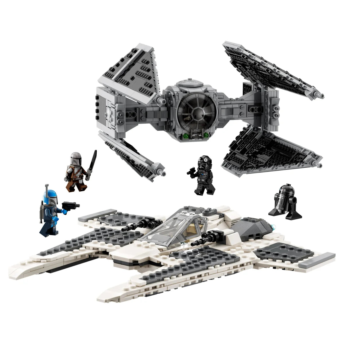LEGO Star Wars Mandalorian Fang Fighter vs. TIE Interceptor