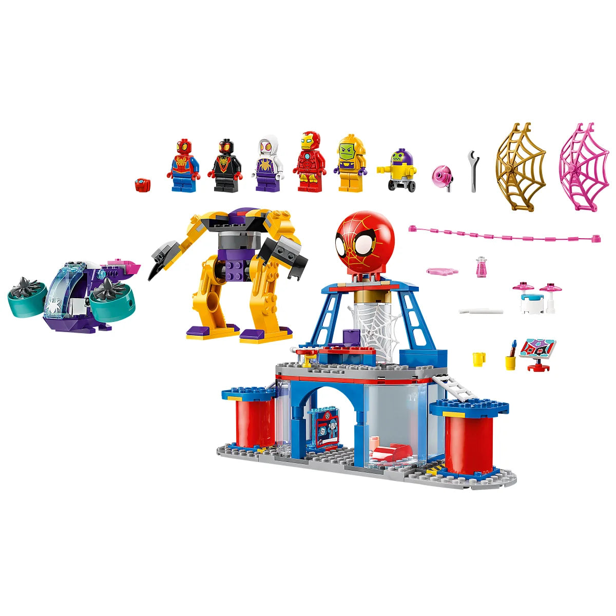 LEGO Marvel Team Spidey Web Spinner Headquarters